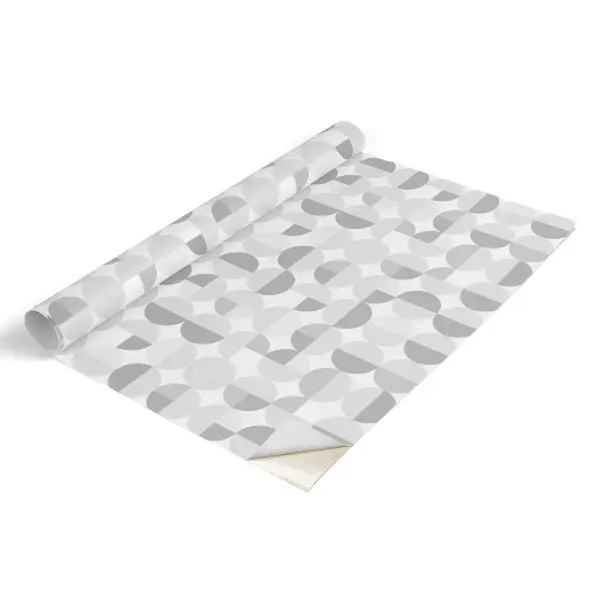 Papier adhésif pour meuble Géométrie grise