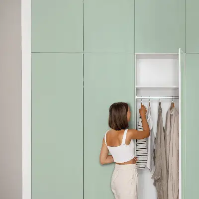 Film adhésif décoratif pour meuble Vert menthe