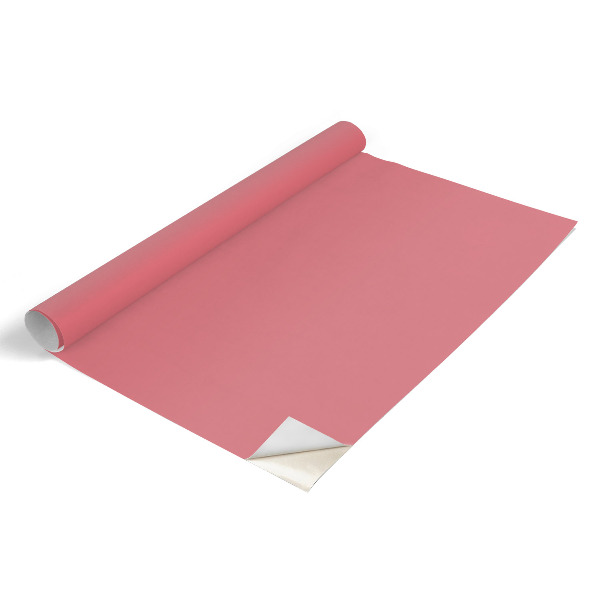 Revêtement adhésif pour meuble couleur saumon