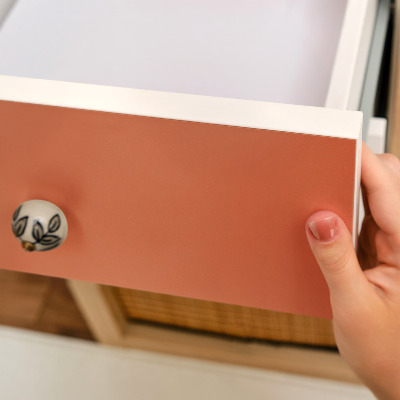 Papier adhésif pour meuble Orange fort