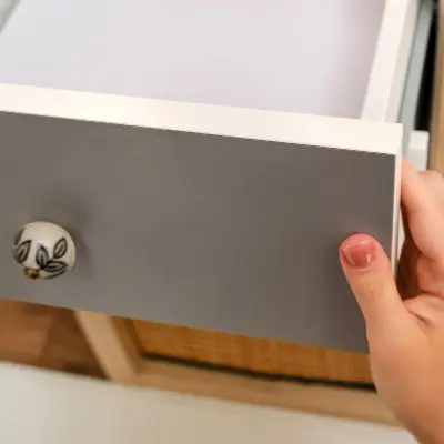 Film adhésif décoratif pour meuble Gris foncé