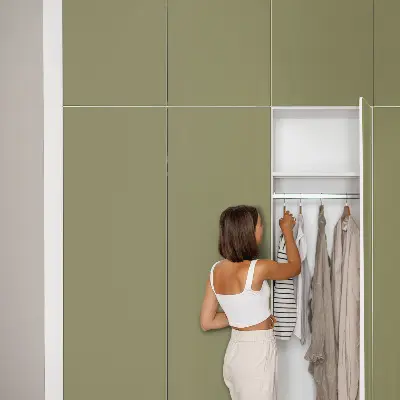 Papier adhésif pour meuble herbe verte