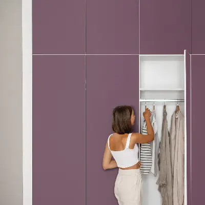 Papier adhésif pour meuble couleur violette