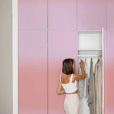 Papier adhésif pour meuble Dégradé rose