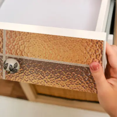 Papier peint adhésif pour meuble Blocs de verre