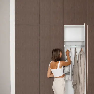 Film adhésif décoratif pour meuble panneaux en bois