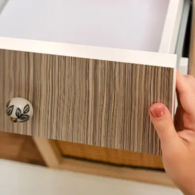 Papier peint adhésif pour meuble Motif en bois