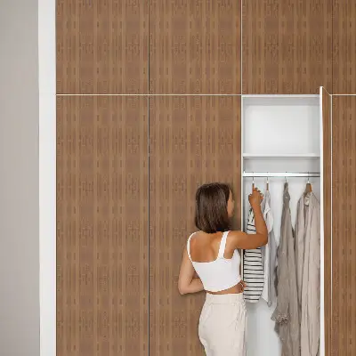 Adhésif pour meuble Texture brune