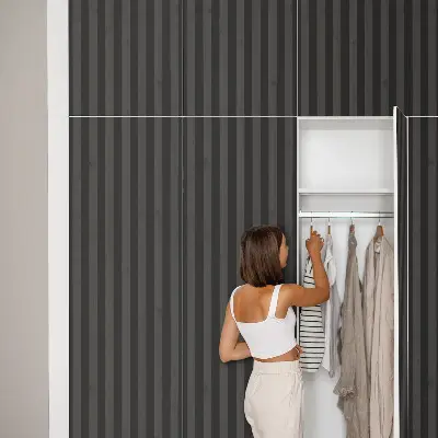 Film adhésif décoratif pour meuble ceintures noires