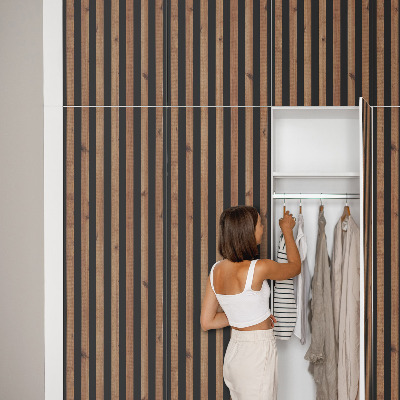 Papier adhésif pour meuble lattes de bois