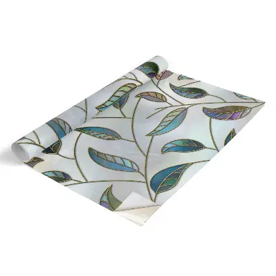 Film adhésif décoratif pour meuble Feuilles de vitrail