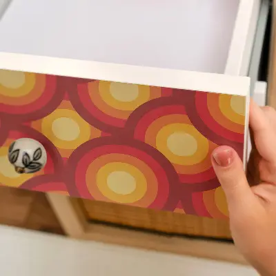 Revêtement adhésif pour meuble Cercles colorés