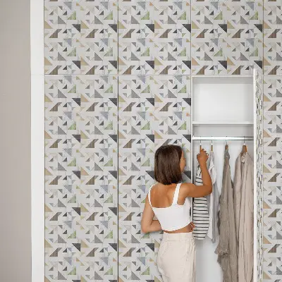 Papier peint adhésif pour meuble Motif géométrique
