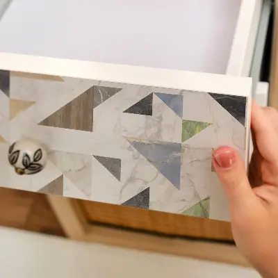 Papier peint adhésif pour meuble Motif géométrique