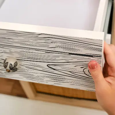 Revêtement adhésif pour meuble Motif bois
