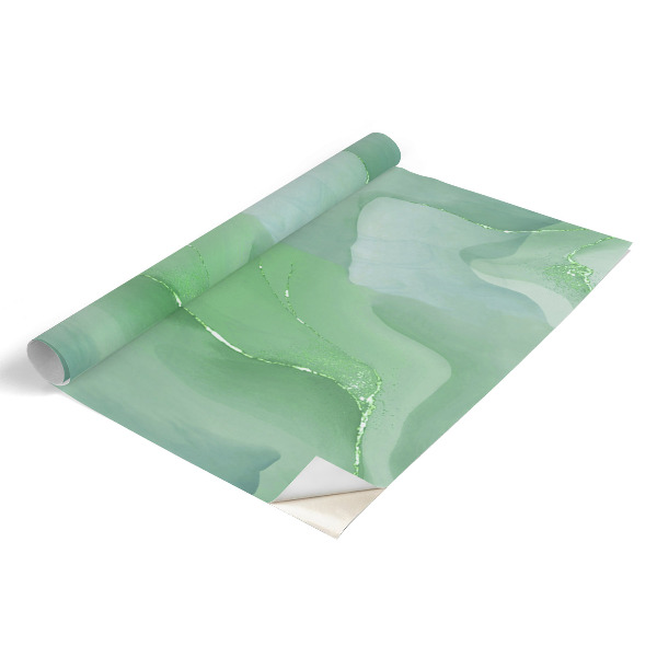 Revêtement adhésif pour meuble Abstraction verte