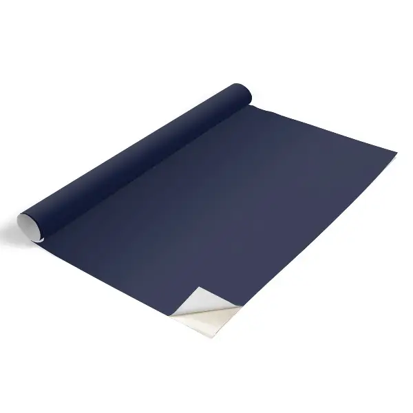 Revêtement adhésif pour meuble bleu marine foncé