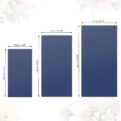 Papier peint adhésif pour meuble Bleu marine vif