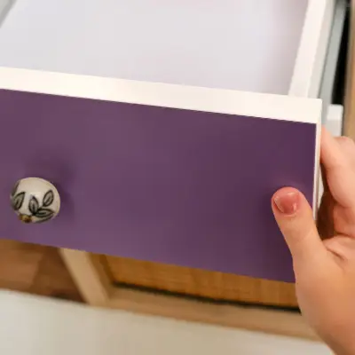 Adhésif pour meuble Violet intense