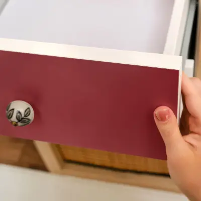 Adhésif pour meuble Bordeaux clair