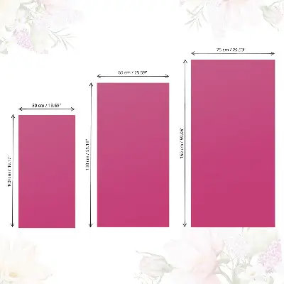 Revêtement adhésif pour meuble Rose intense