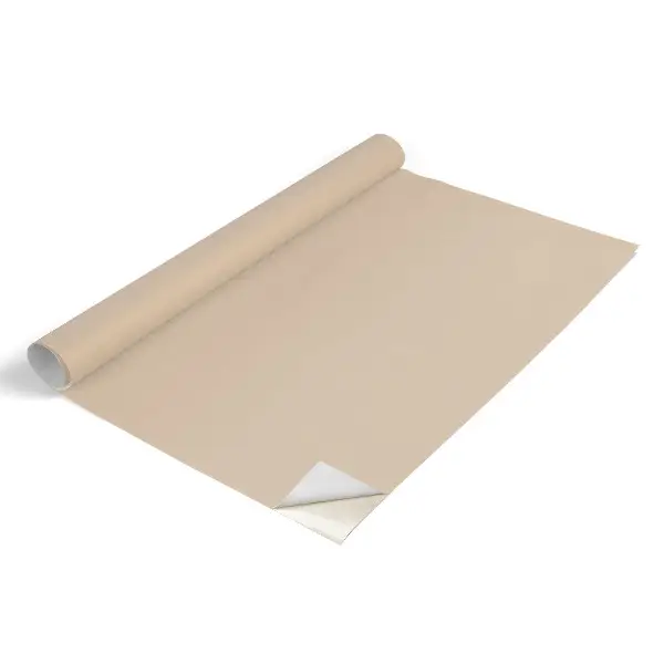 Film adhésif décoratif pour meuble Beige orange