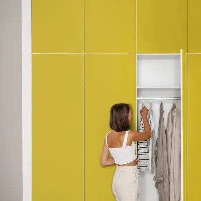 Adhésif pour meuble Jaune intense