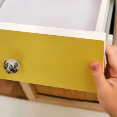 Adhésif pour meuble Jaune intense