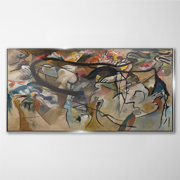 Tableau imprimé sur verre Composition V Kandinsky