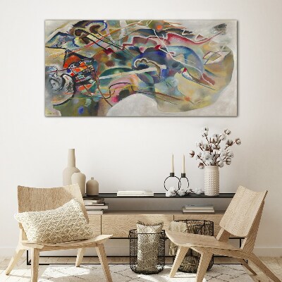 Tableau sur verre Abstraction de Vasily Kandinsky
