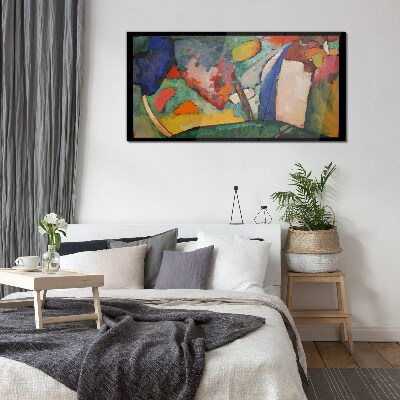 Tableau sur verre Abstraction en cascade de Kandinsky