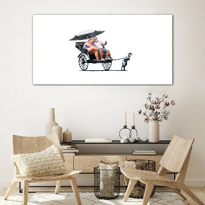 Tableau en verre Voyage dans le temps