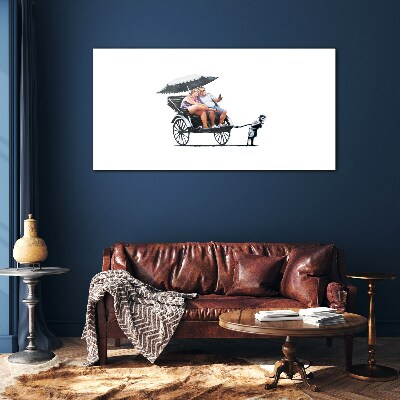 Tableau en verre Voyage dans le temps