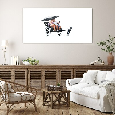 Tableau en verre Voyage dans le temps