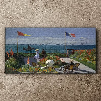 Tableau photo sur verre Une journée d'été au bord de la mer