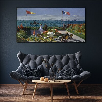 Tableau photo sur verre Une journée d'été au bord de la mer