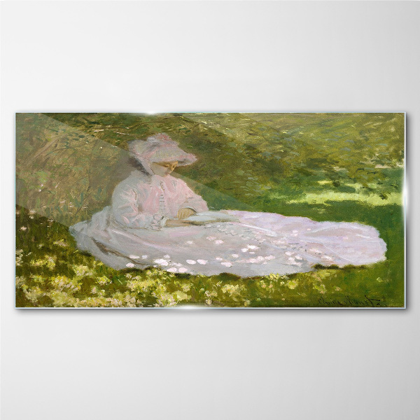 Tableau en verre La paix dans le jardin