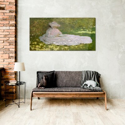 Tableau en verre La paix dans le jardin
