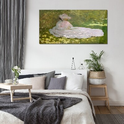 Tableau en verre La paix dans le jardin