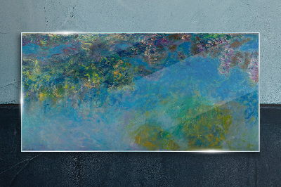 Tableau photo sur verre Immergé dans les couleurs