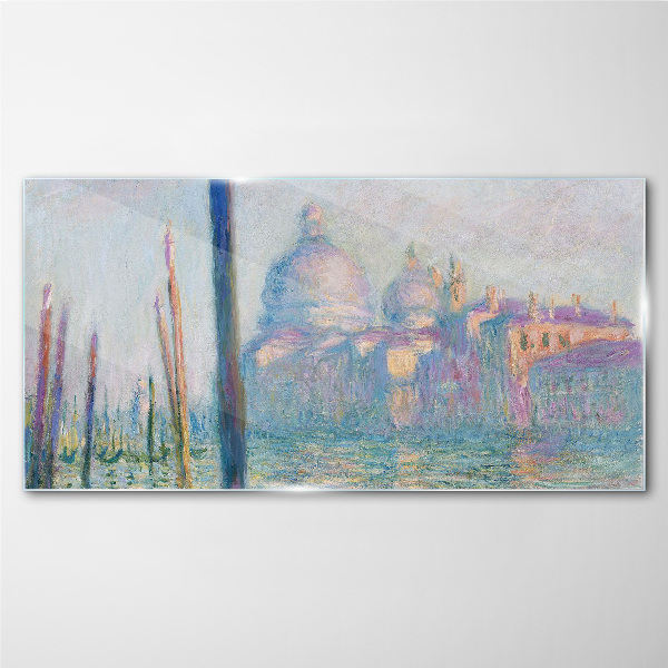 Tableau en verre Venise le matin