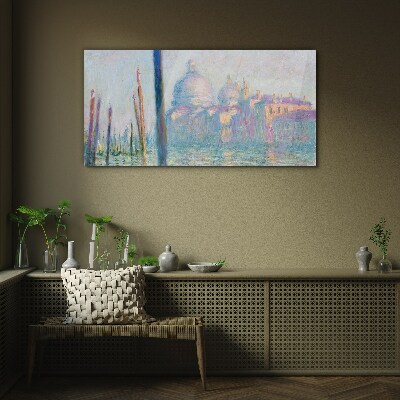 Tableau en verre Venise le matin