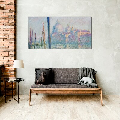 Tableau en verre Venise le matin