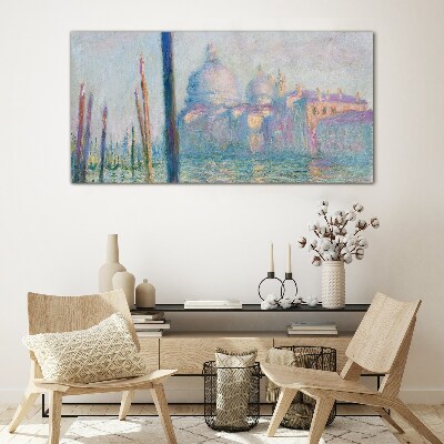 Tableau en verre Venise le matin