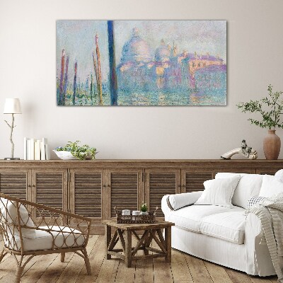 Tableau en verre Venise le matin