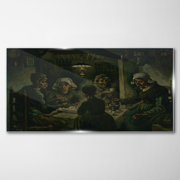 Tableau en verre Souper dans le nuage d'ombre
