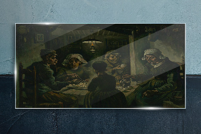 Tableau en verre Souper dans le nuage d'ombre