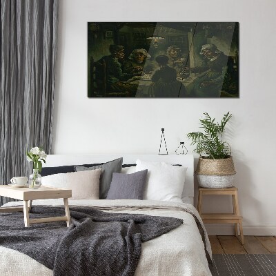 Tableau en verre Souper dans le nuage d'ombre
