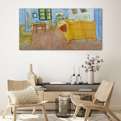 Tableau sur verre Chambre à Arles