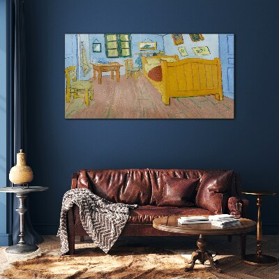 Tableau sur verre Chambre à Arles